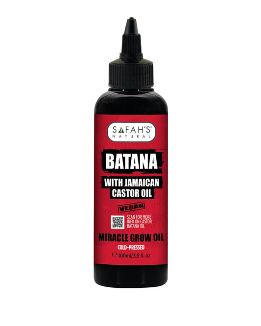 SAFAH'S Naturals Batana with Jamaican castor oil Miracle Grow oil