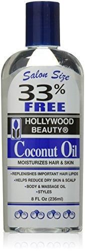 Hollywood Beauty Coconut Oil 8oz/236ml