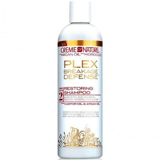 Creme of Nature 'PLEX BREAKAGE DEFENSE' Restoring Shampoo Step 2  12fl.oz/354 ml