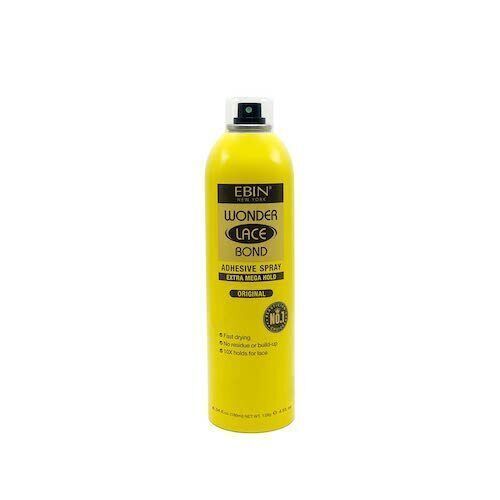 EBIN Wonder lace Bond Adhesive Spray -Extra mega hold Original 180ml/6.08 fl.oz