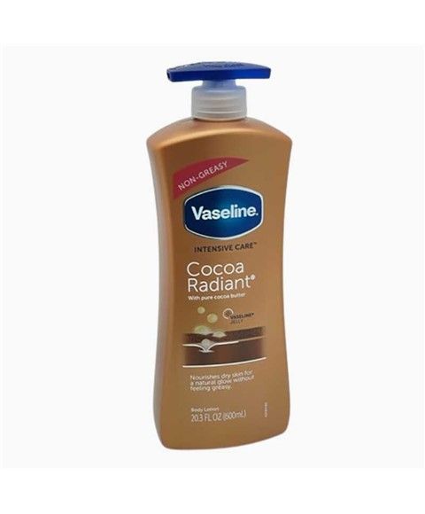 Vaseline Non Greasy Cocoa Radiant With Pure Coca Butter Body Lotion 600ml