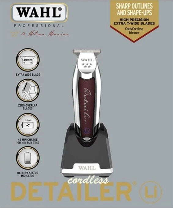 WAHL Detailer 5 Star Series with Extra Wide Blade