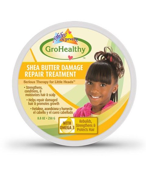 Sofn'free Gro Healthy Shea Butter Damage Repair Treatment 8.8oz/250g
