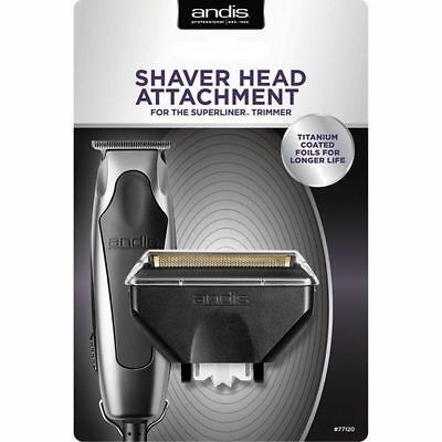 ANDIS SHAVER HEAD ATTACHMENT FOR THE SUPERLINER TRIMMER