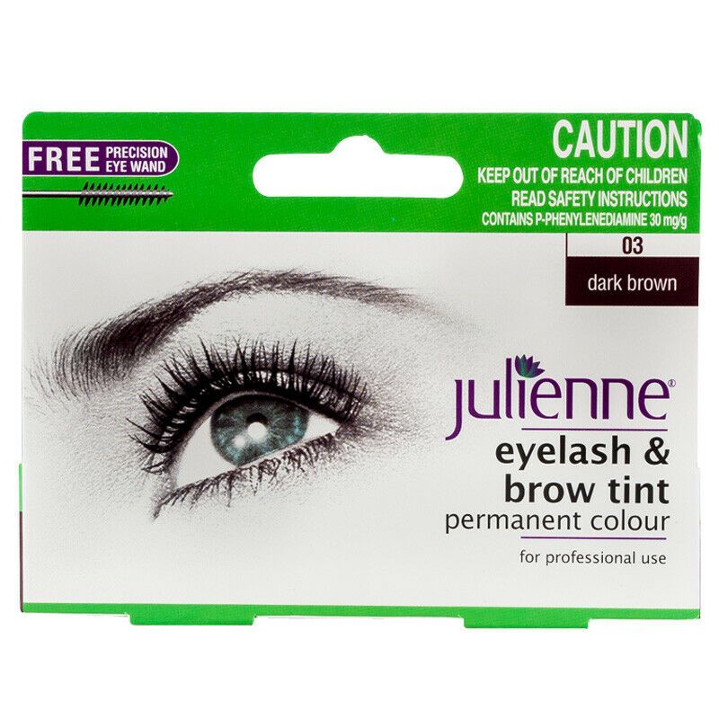 JULIENNE EYELASH & BROW TINT PERMANENT COLOUR