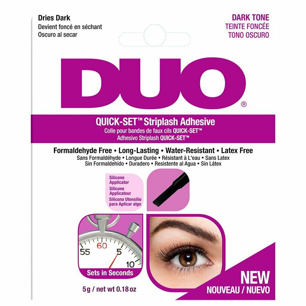 DUO QUICK -SET STRIPLASH ADHESIVE DO NOT FREEZE DARK TONE