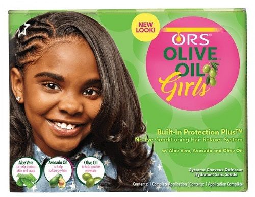 ORS Olive Oil Girls Built In Protection Plus No-Lye Conditioning Hair Relaxer - 1 Complete Application