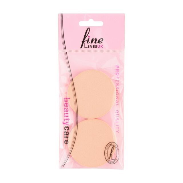 Fine Lines UK latex Sponge, Round, 2 Inner Ref. S-15