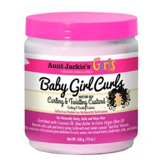 Aunt Jackie's Baby Girls Curls Curling & Twisting Custard 426g/15oz