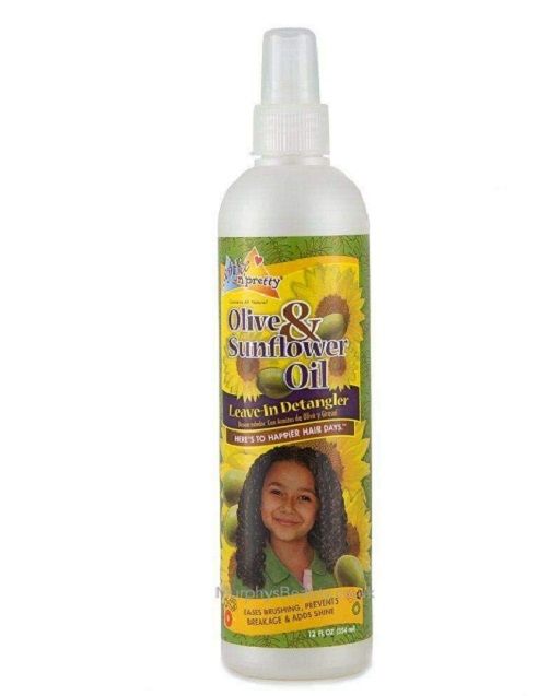 Sofn'free N'Pretty Olive & Sunflower Oil Leave-In Detangler 12oz/354ml