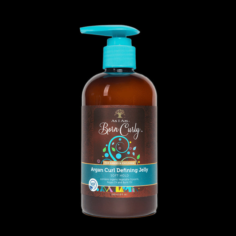 AS I AM Born Curly Argan Curl Defining Jelly Soft Hold 240ml/8oz