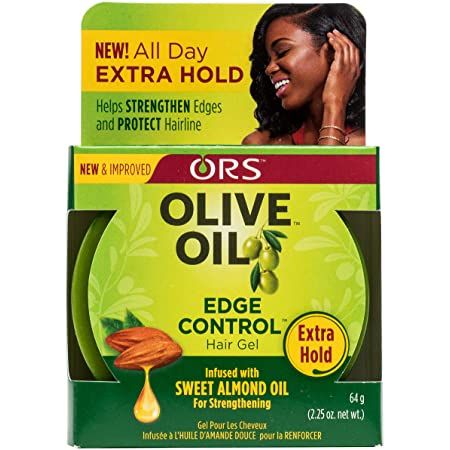 ORS Olive Oil Edge Control Hair Gel Extra Hold Infused With Sweet Almond Oil 64g/2.25oz