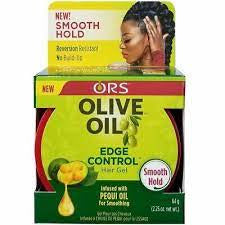 ORS Olive Oil Edge Control Hair Gel Smooth Hold infused with pequi 64g/2.25oz