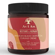 AS I AM Restore And Repair Jamaican Black Castor Curling Cream/227g
