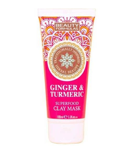 Beauty Formulas Ginger & Turmeric Superfood Clay Mask 100ml/3.3oz