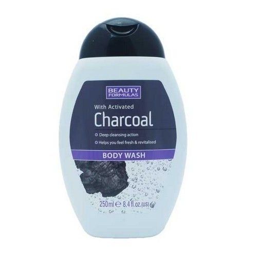 Beauty Formulas With Activated Charcoal Body Wash 250ml/8.45oz