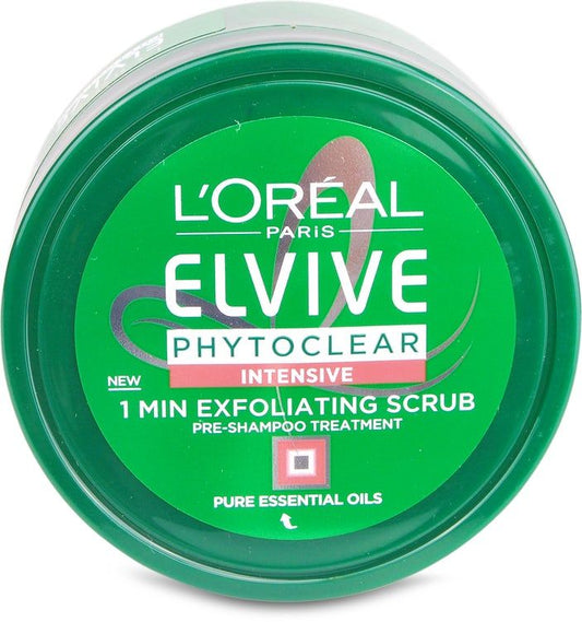 L'oreal Elvive Phytoclear Intensive 1Min Exfoliating Scrub 150ml