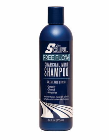 Luster's S Curl Free-Flow Charcoal Mint Shampoo 355ml/12oz