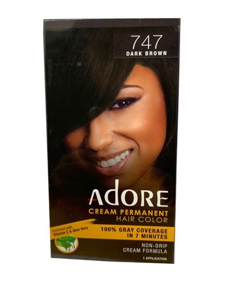Adore Cream Permanent Hair Colour 1 Application