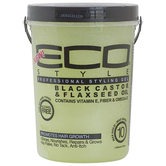 Eco Styler Black Castor & Flaxseed Oil 2.36liter
