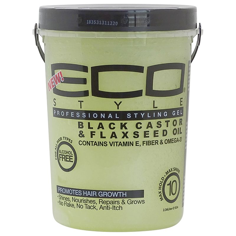 Eco Styler Black Castor & Flaxseed Oil 2.36liter