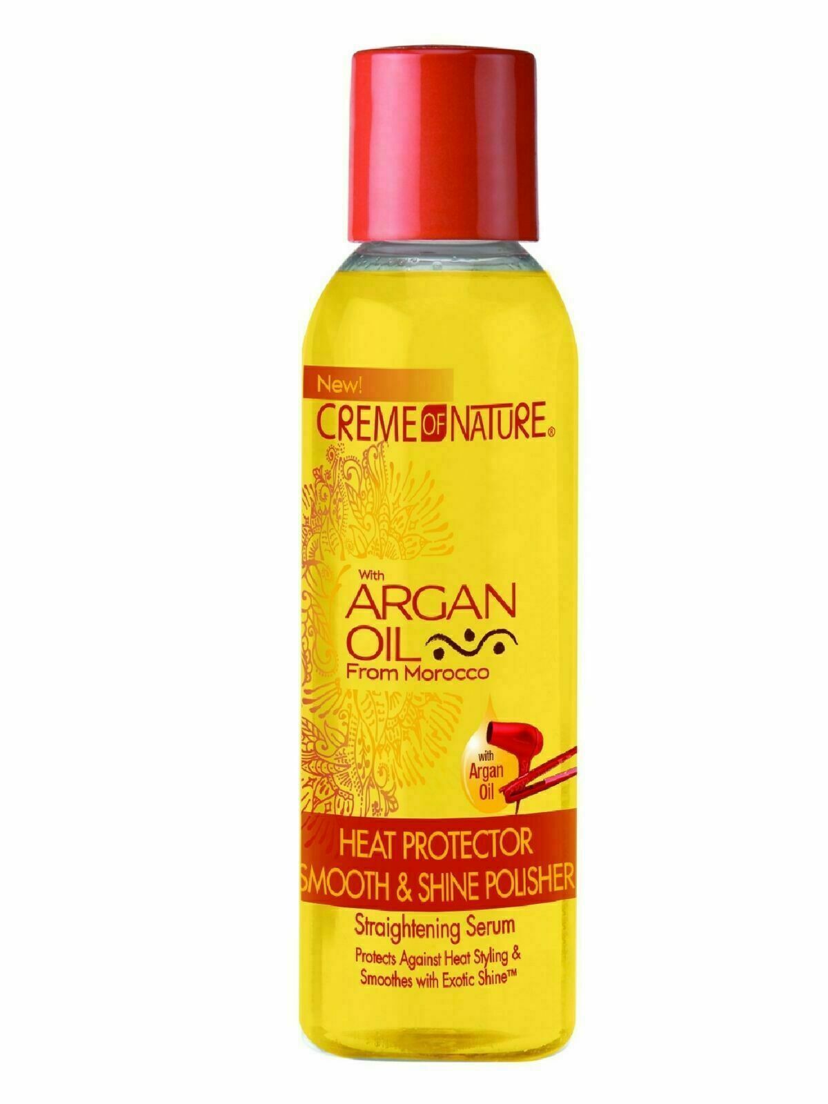 Creme of Nature Argan Oil Heat Protector Smooth and Shine Polisher 118ml / 4oz