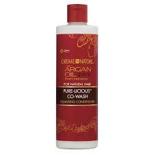 Creme of Nature with Argan Pure-licious co-wash cleansing conditioner 12oz