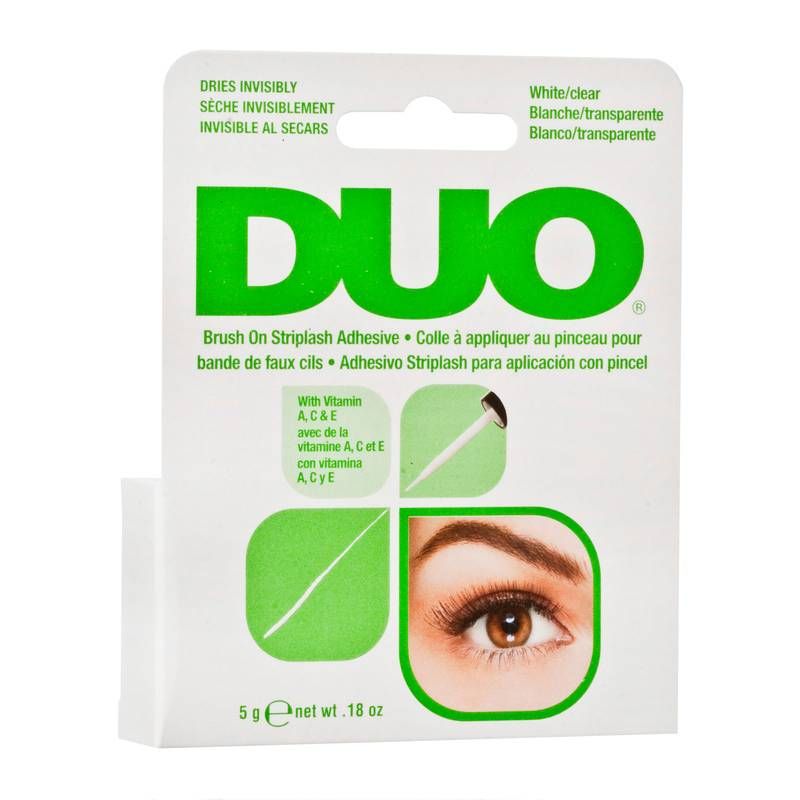 DUO QUICK -SET STRIPLASH ADHESIVE DO NOT FREEZE DARK TONE- WHITE/CLEAR