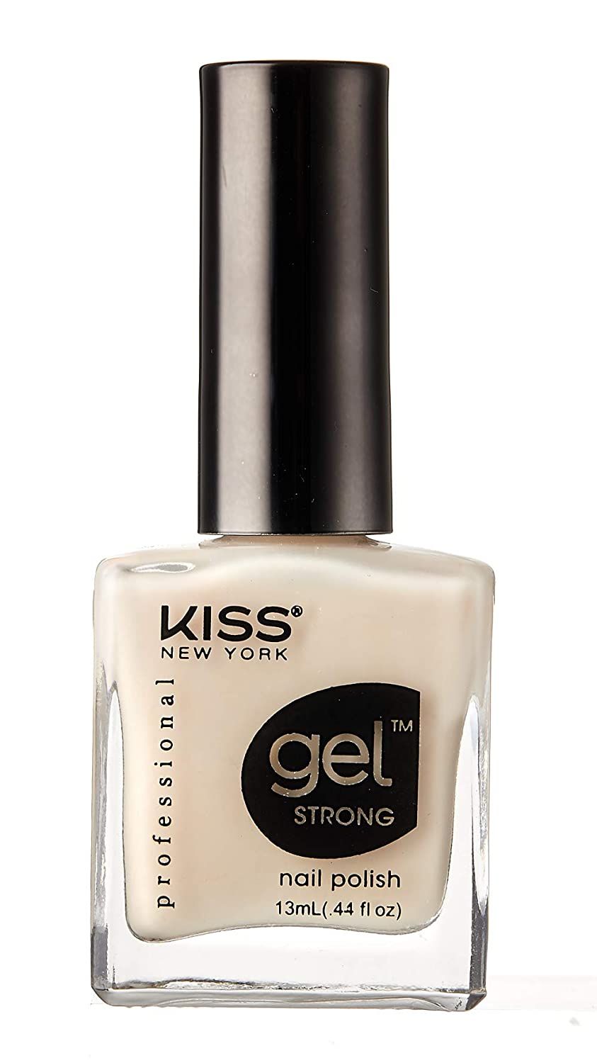 Kiss New York Gel Strong Nail Polish 0.44oz ( Call Me Nude)