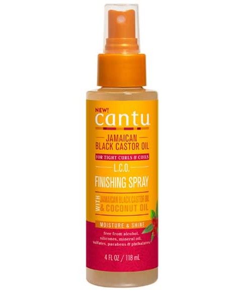 Cantu Jamaican black castor oil finishing spray 4floz/ 118ml