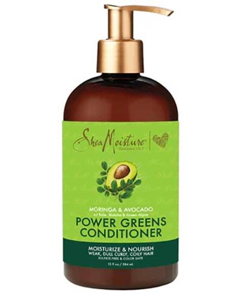 Shea Moisture Moringa & Avocado Power Greens conditioner 13 Fl.Oz/384 G