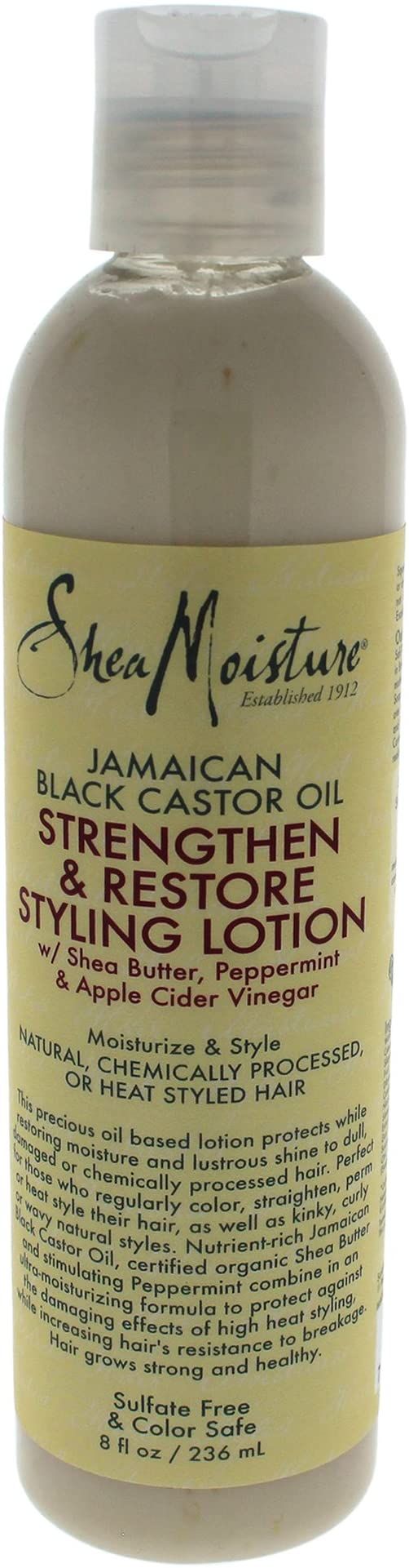 Shea Moisture Jamaican Black Castor Oil Strengthen & Restore Styling Lotion 8floz/237ml
