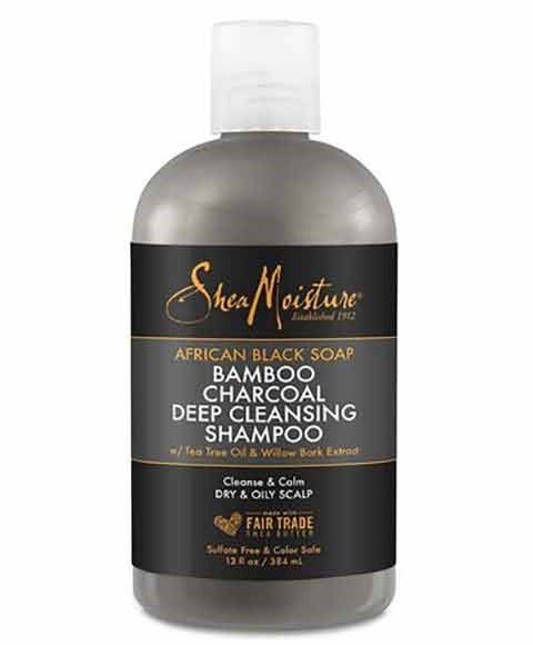 Shea Moisture Bamboo Charcoal Deep Cleansing Shampoo 13floz/384ml