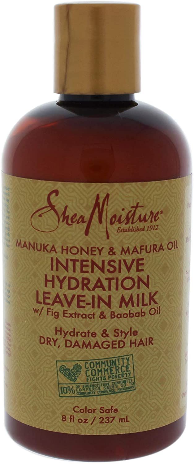 Shea Moisture Manuka Honey & Mafura Oil Intensive Hydrating Leave In Milk 237ml/8floz