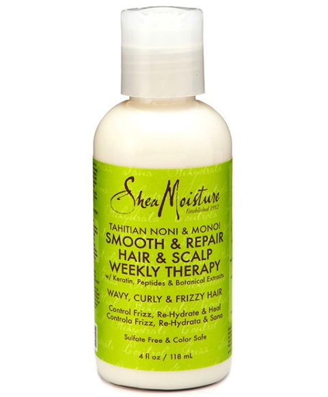 shea moisture tahitian noni & monoi smooth & repair hair & scalp weekly therapy 4floz/118ml