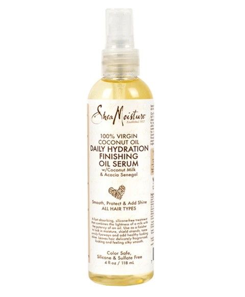 shea Moisture 100% Virgin Coconut Oil Daily Hydration Finishing Serum4floz/118ml