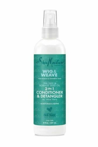 Shea Moisture Wig & Weave Tea Tree & Borage Seed Oil 2 in 1 Conditioner & Detangler