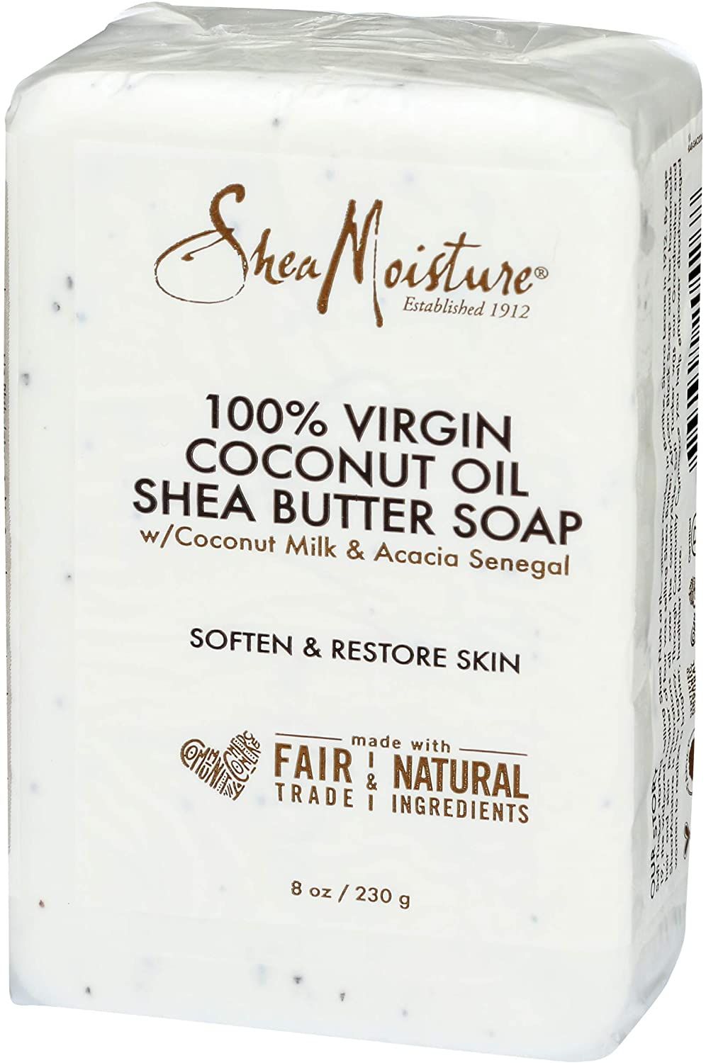 shea moisture 100% Virgin Coconut Oil Shea Butter Soap 8 oz/230 g