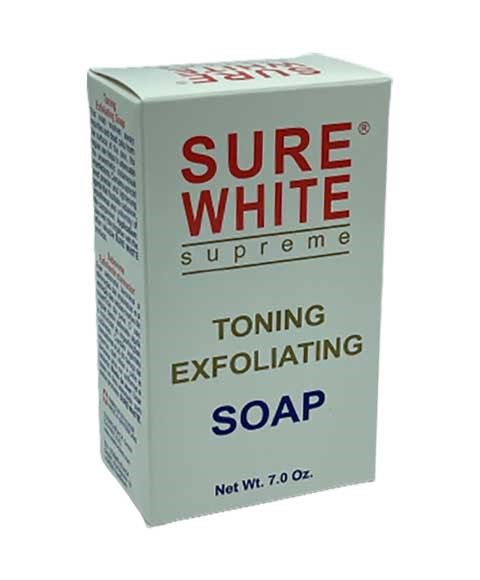Sure White Supreme Toning Exfoliating Soap  200 GM/7.0 oz