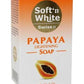 Soft'N White Swiss Papaya Lightening  Soap 200 gm/ 7oz