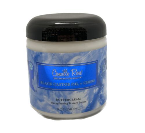 Camille Rose Black Caster Oil + Chebe Butter Cream- 240ml/8oz