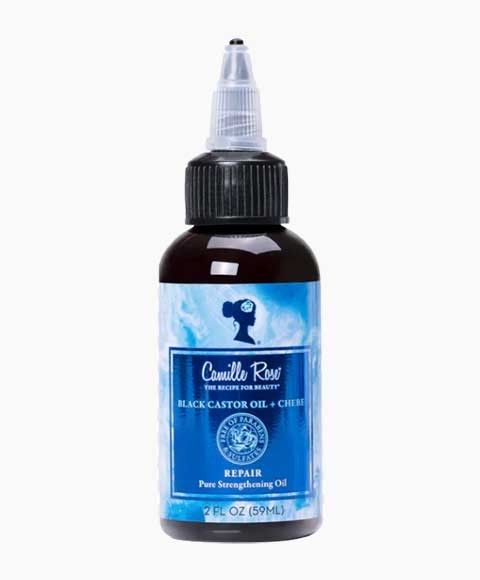 Camille Rose Black Caster Oil + Chebe Repair Pure Strengthening oil- 59ml/2 fl.oz