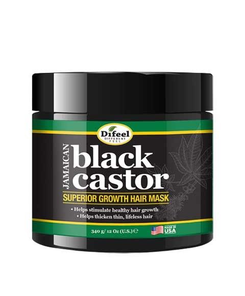 Difeel  Jamaican Black Caster Oil Superior Growth Hair Mask-340 gm/12 oz