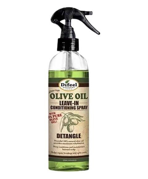 Difeel Detangle Leave-in-Conditioning Spray with Olive Oil -177ml/ 6 fl.oz