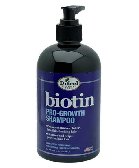 Difeel Biotin Pro-Growth Shampoo -354.9 ml/ 12 fl. oz