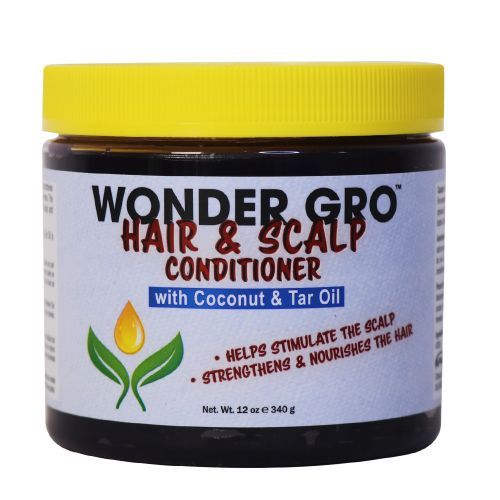 Wonder Gro Hair & Scalp Conditioner with coconut & Tar oil - 340gm/12oz