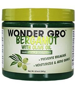 Wonder Gro Hair & Scalp Conditioner Bergamot with olive oil - 340gm/12oz