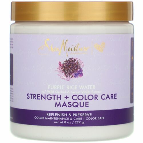 Shea Moisture Purple Rice Water Strength + Colour Care Masque-227 gm /8 oz
