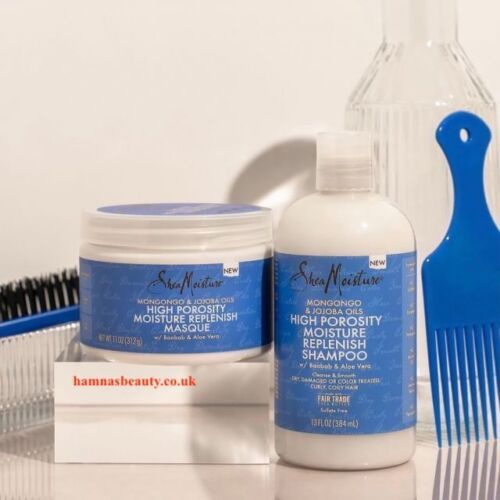 Shea Moisture High Porosity Moisture Replenish Shampoo-384 ml /13 fl. oz