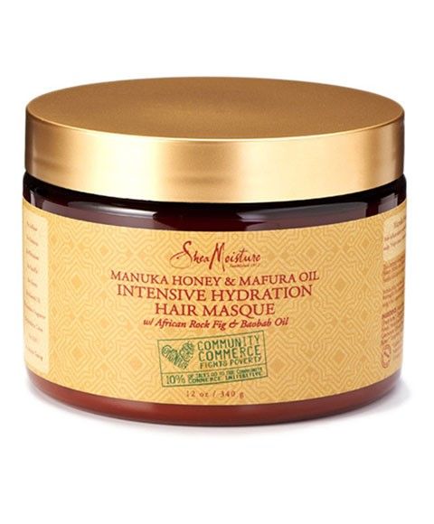 Shea Moisture Manuka Honey & Mafura Oil Intensive Hydration Hair Masque- 11.5 oz/326gm